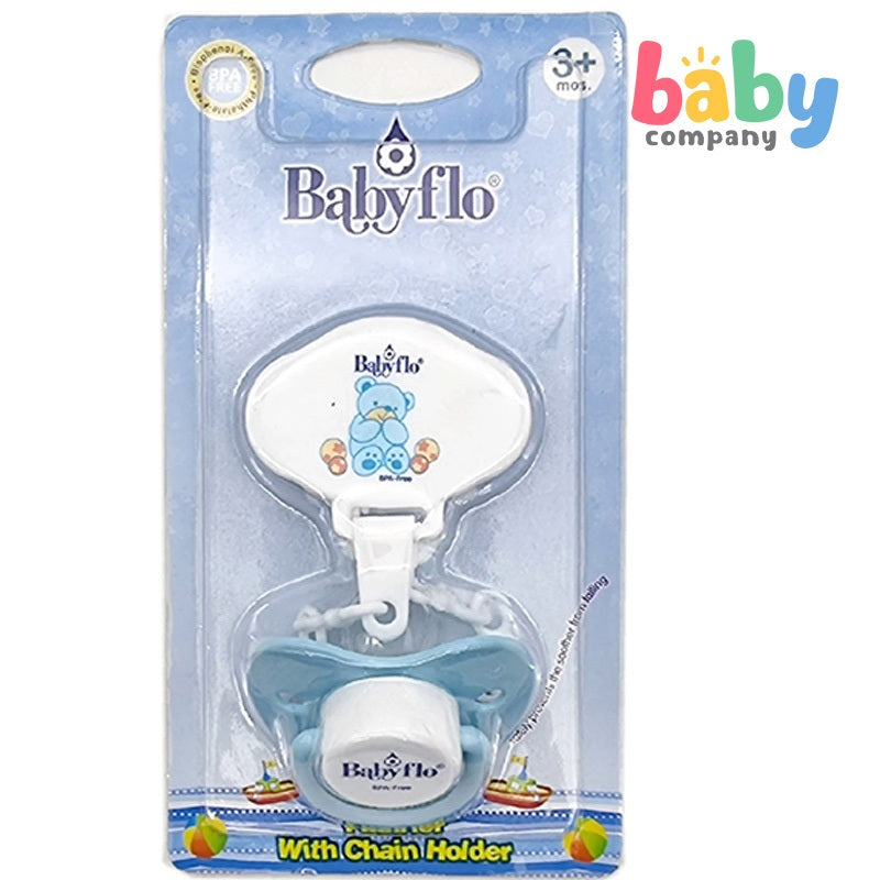 Babyflo Pacifier with Chain Holder