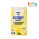 (Buy 2 Take 1) Force Shield Disinfecting Multi-Surface Wipes - 50 sheets, Lemon