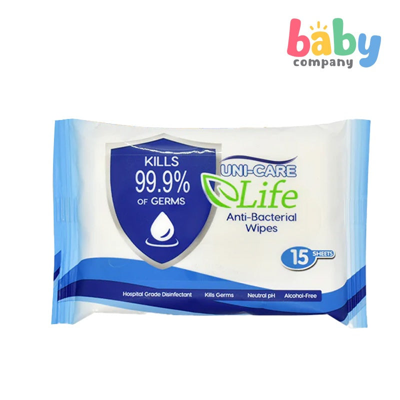 Uni-care Life 4+1 Antibacterial Wipes 15s