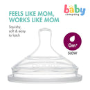 Boon 3-Pack Nursh Silicone Pouch Bottle 4oz/118ml - Blue Set