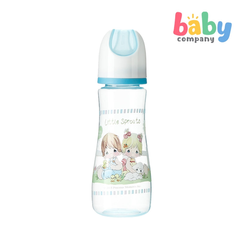 Precious Moments 8oz 2-Toned Hood With Soft Screw Cap Feeding Bottle