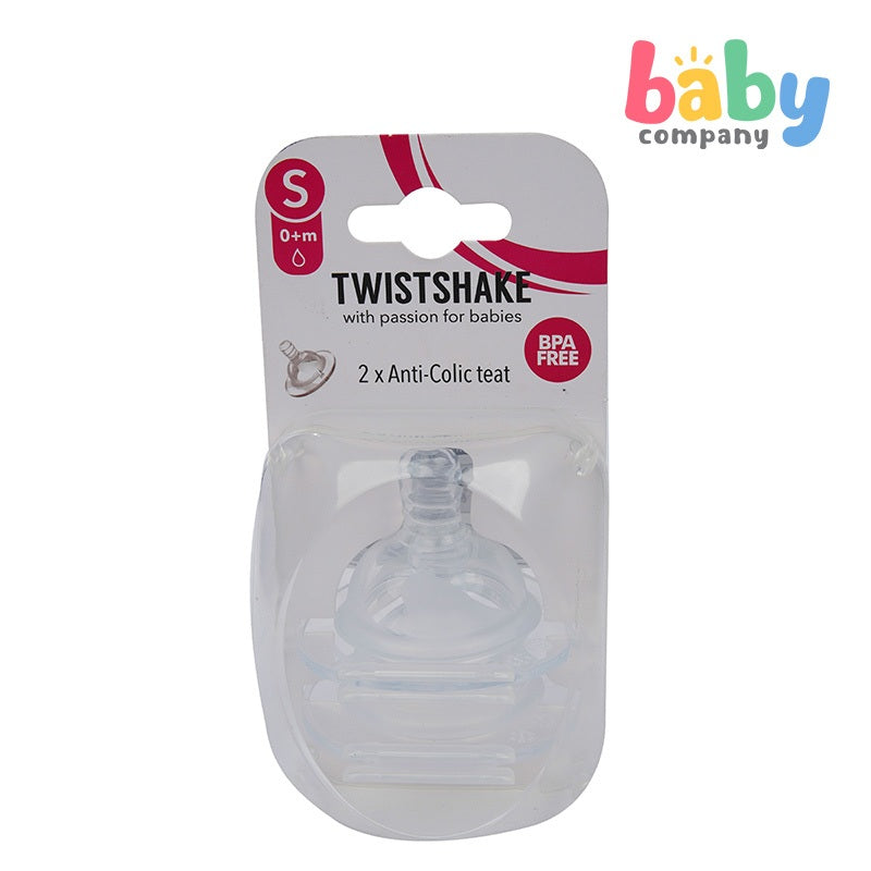 Twistshake Nipple Anti-Colic Teat Small 0+m