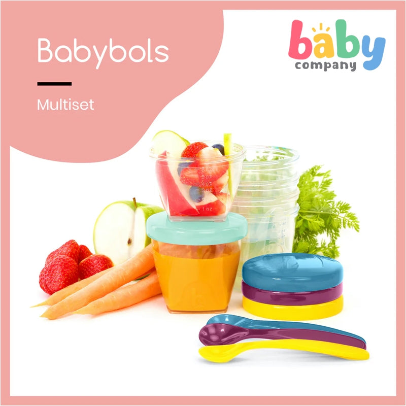 Babymoov Babybowls Multiset Airtight Food Storage Containers with Spoons