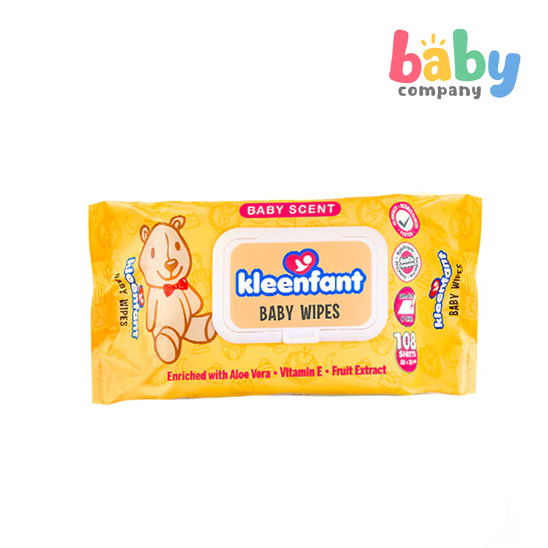 Kleenfant Baby Scent Scented Baby Wipes - 324 Sheets