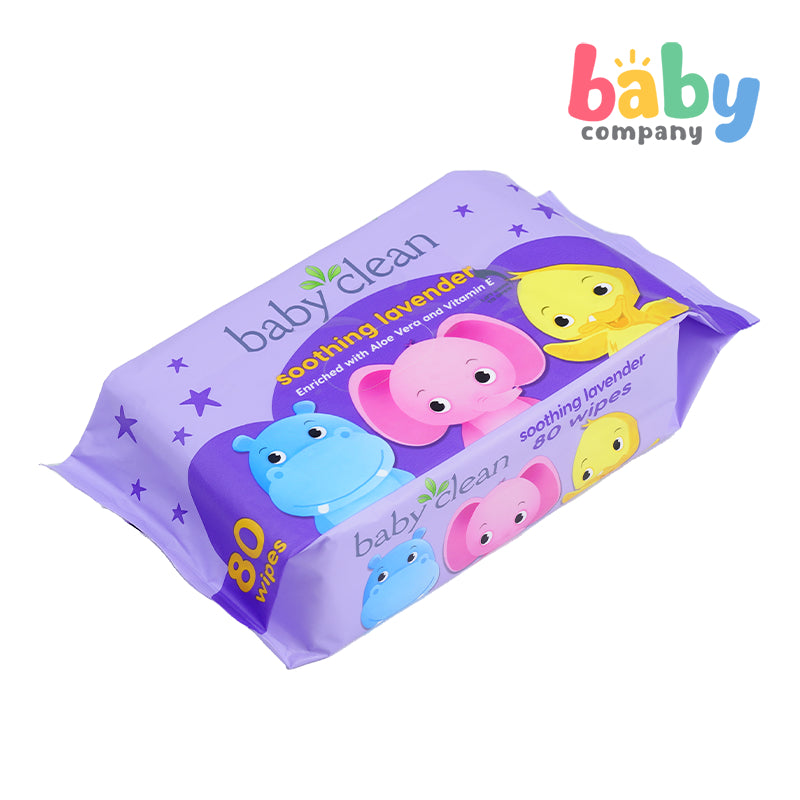 Buy 1 Take 1 Baby Clean Lavender Scented Wipes - 80 Sheets