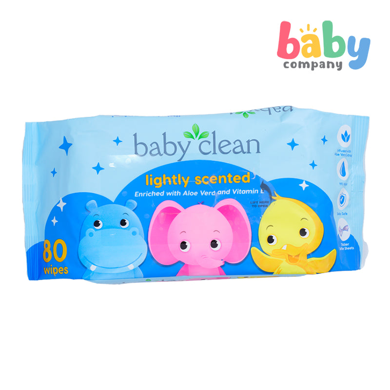 Buy 1 Take 1 Baby Clean Lightly Scented Wipes - 80 Sheets