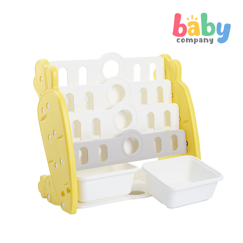 Baby Company Storage Bookshelf & Bin - Yellow