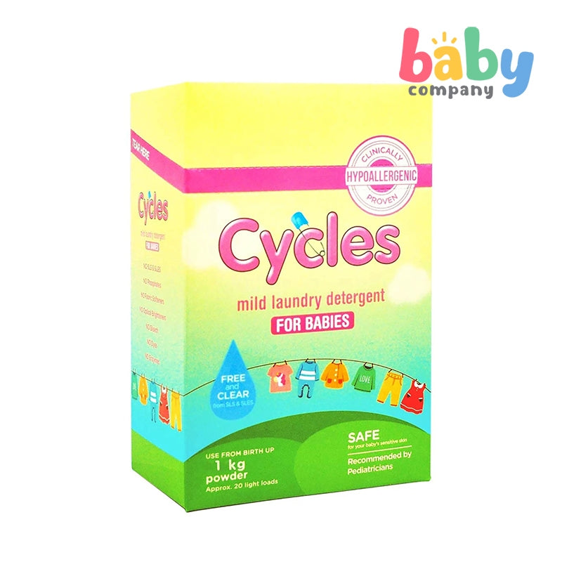 Cycles Mild Laundry Powder Detergent 1kg