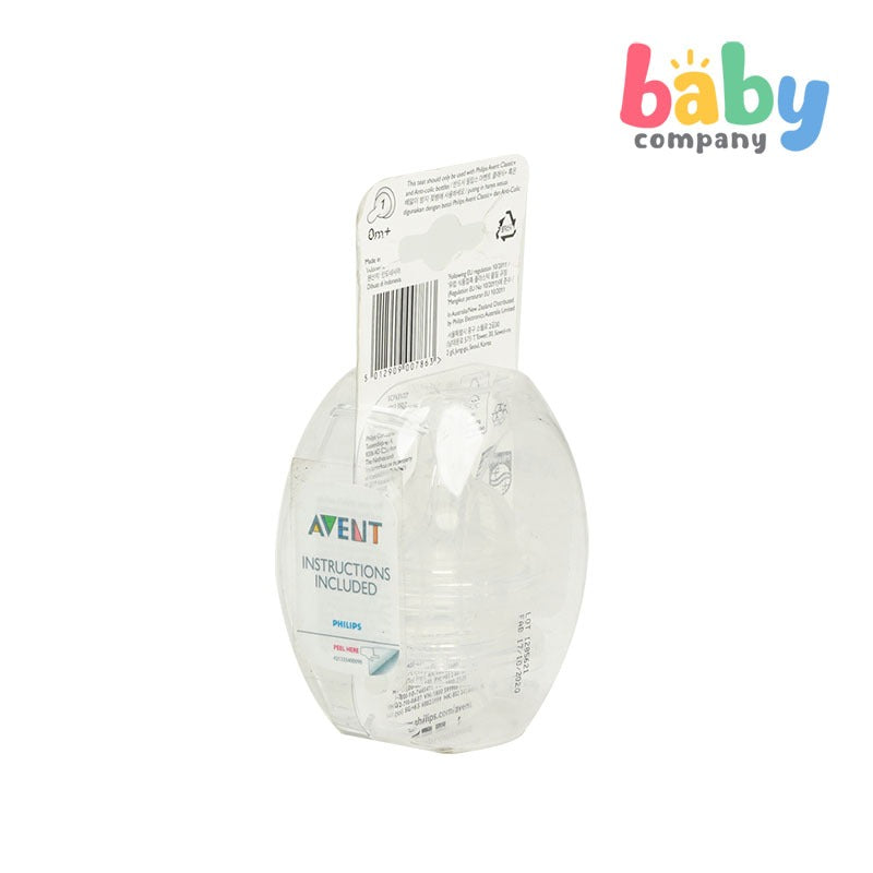 Philips Avent Anti-colic 2-pack Newborn Teats 0mo+