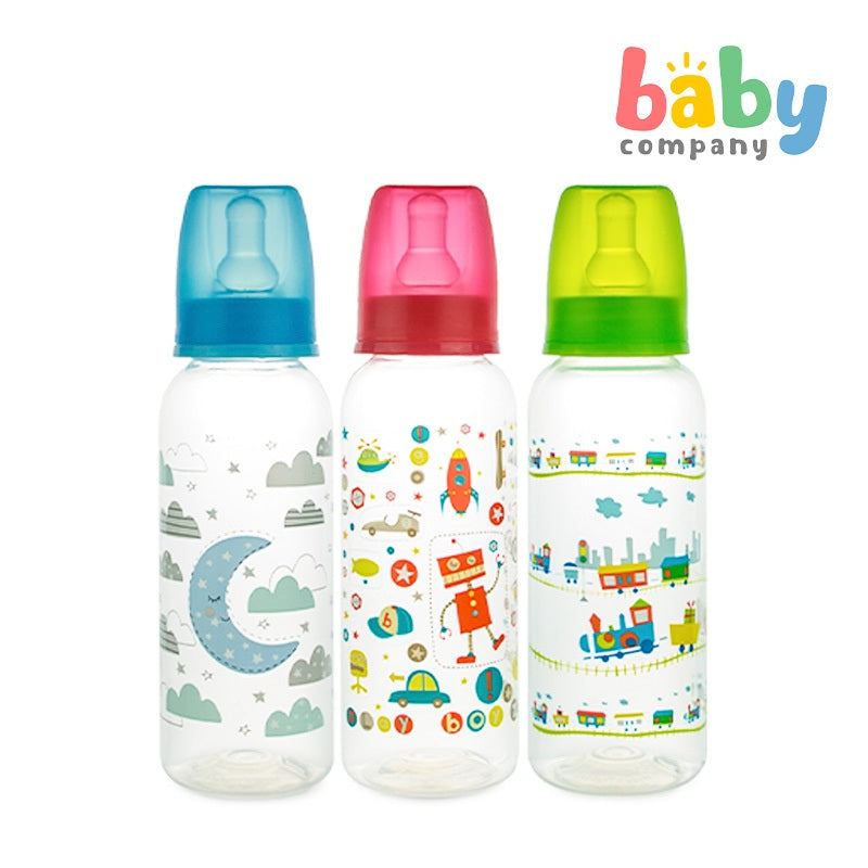 Coral Babies Feeding Bottles - 8oz,  Pack of 3