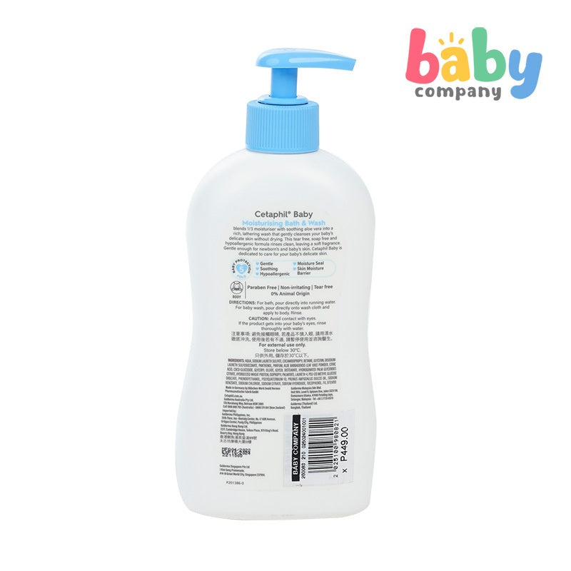 Cetaphil Baby Moisturising Bath & Wash 400ml