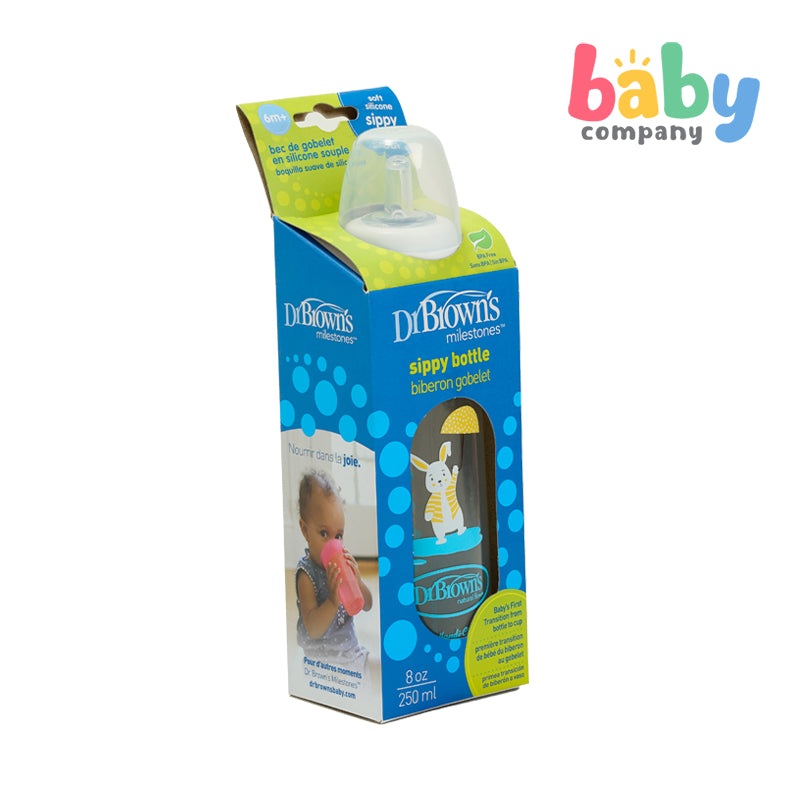 Dr. Brown's Milestones Narrow Sippy Bottle 8oz/250mL