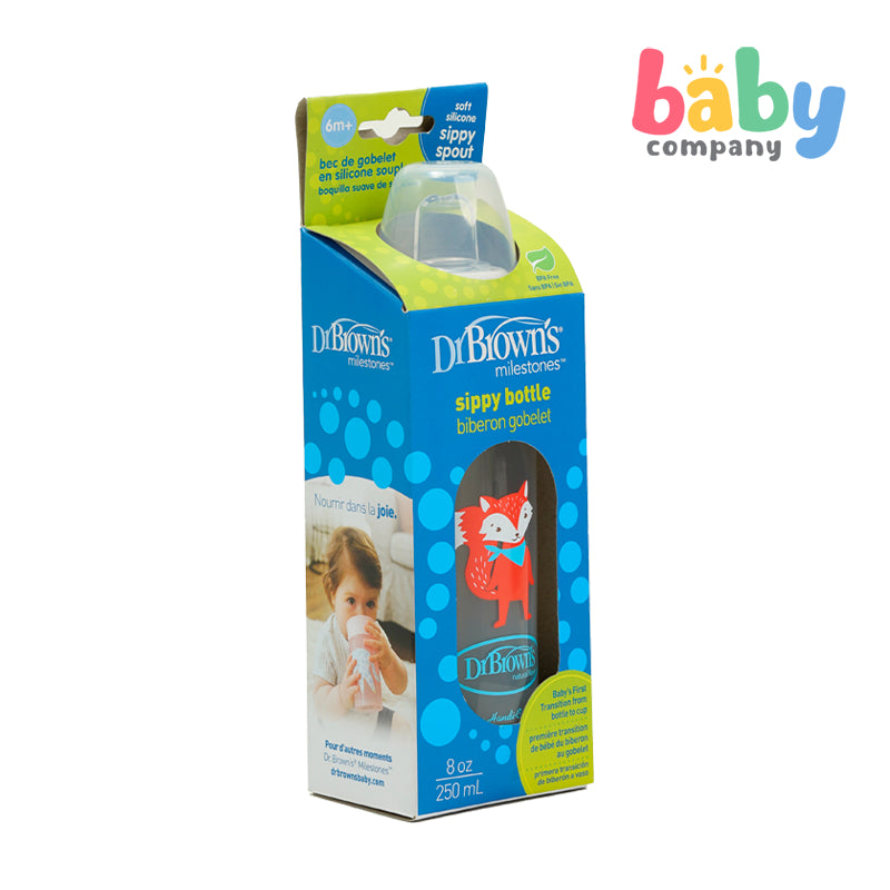 Dr. Brown's Milestones Narrow Sippy Bottle 8oz/250mL