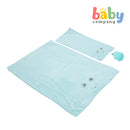 Bloom Coral 3-Piece Baby Bath Set - Blue Bear