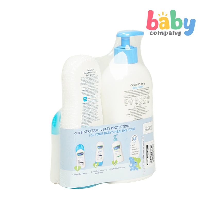 Cetaphil Baby Wash & Lotion Ultrawash Essential Value Bundle