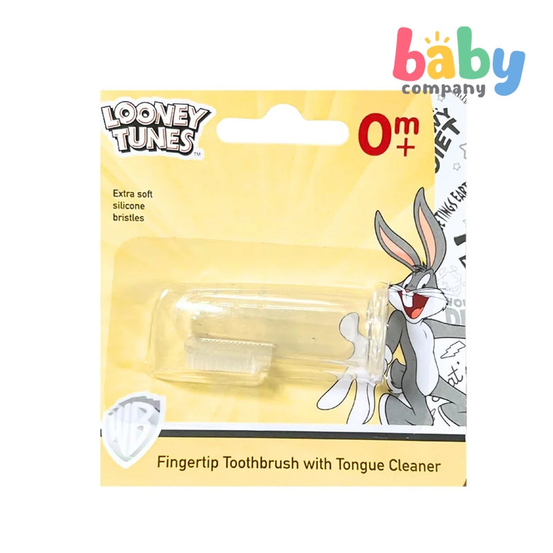 Looney Tunes Fingertip Toothbrush with Tongue Cleaner