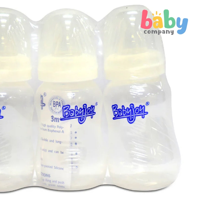 Nurture Babyjoy Classic Clear Bottle 3-pack 4oz