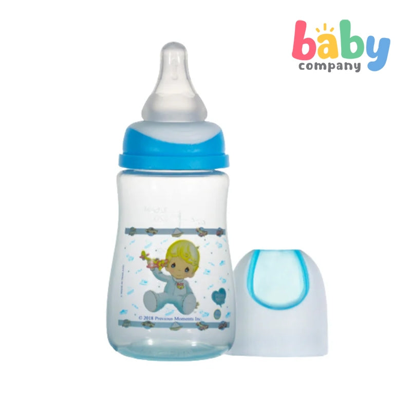 Precious Moments 4oz 2-Toned Hood With Soft Screw Cap Feeding Bottle