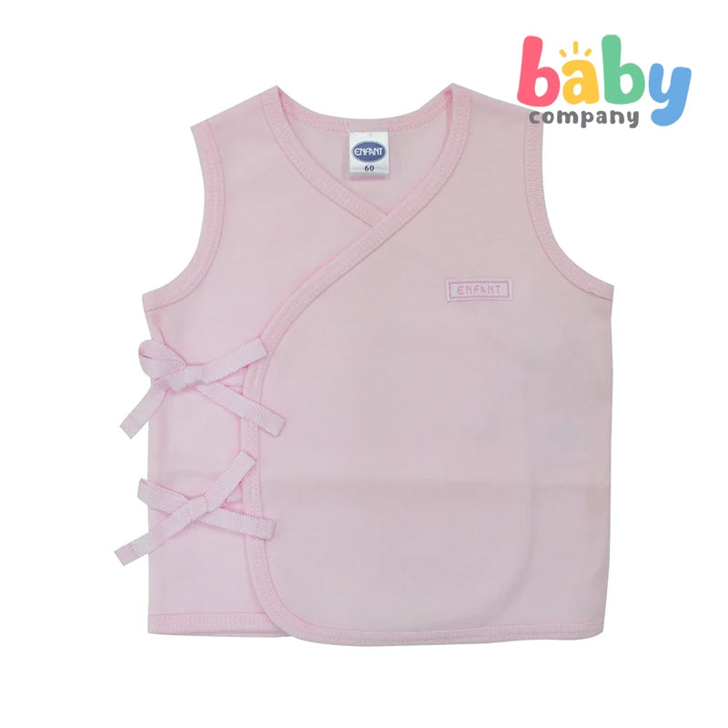 Enfant Sleeveless Tie-Side Shirt, Pink