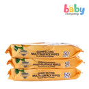 (Buy 2, Get 1) Force Shield Disinfecting Multi-Surface Wipes - 50 sheets, Valencia Orange