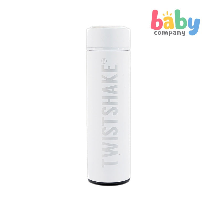 Twistshake Hot or Cold Bottle 420ml - White