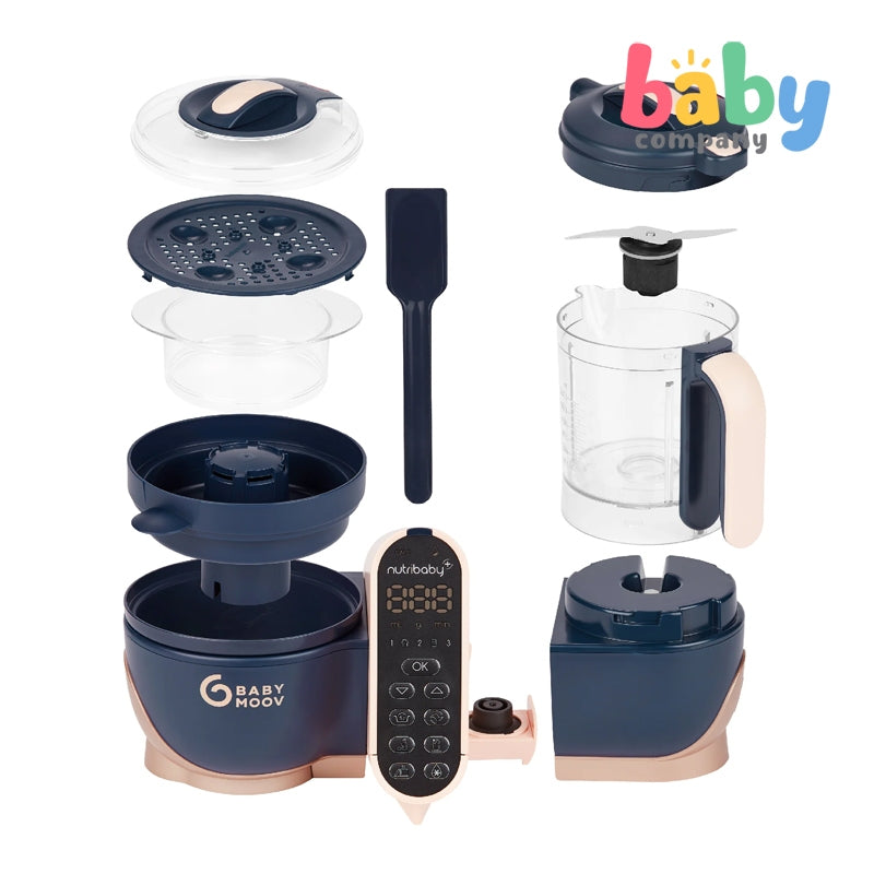 Babymoov Nutribaby(+) XL 6-in-1 Large Capacity Multi-Purpose Baby and Adult Food Processor