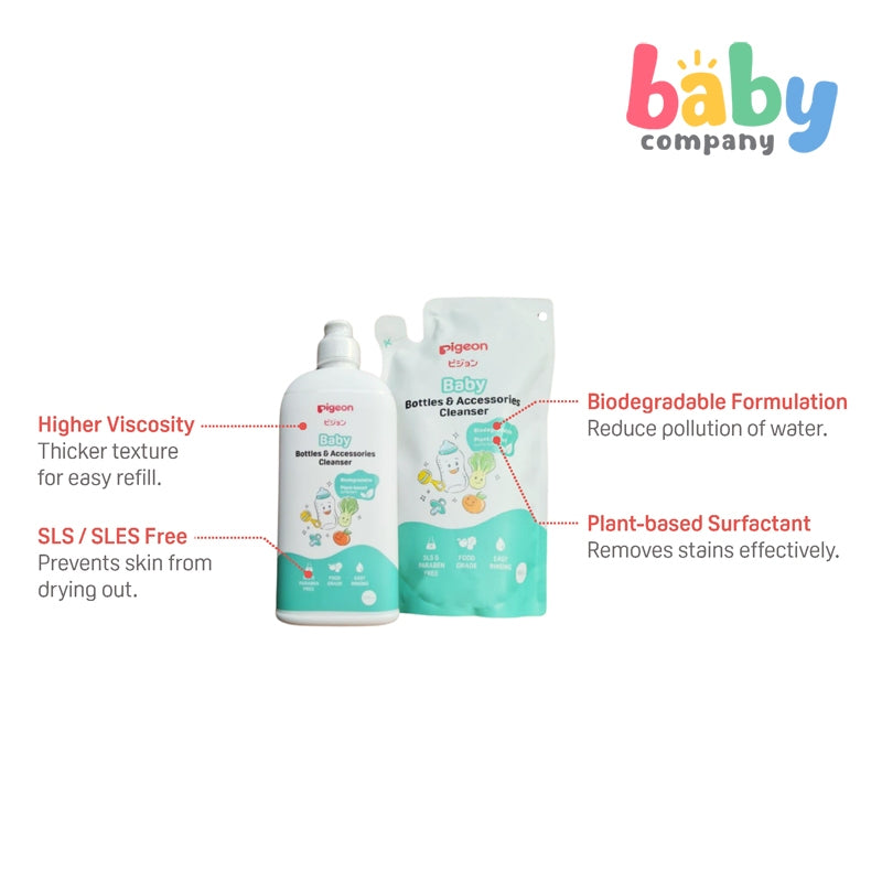 Pigeon Liquid Baby Bottles and Accessories Cleanser Refill 450 ml