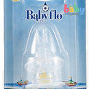 Babyflo Nipple Cross Cut-Silicone 2pcs