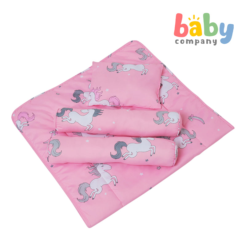 Bloom 4-Piece 28x52 Crib Bedding Set - Pink