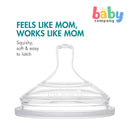 Boon 4oz/118ml Single Nursh Silicone Pouch Bottle - Gray