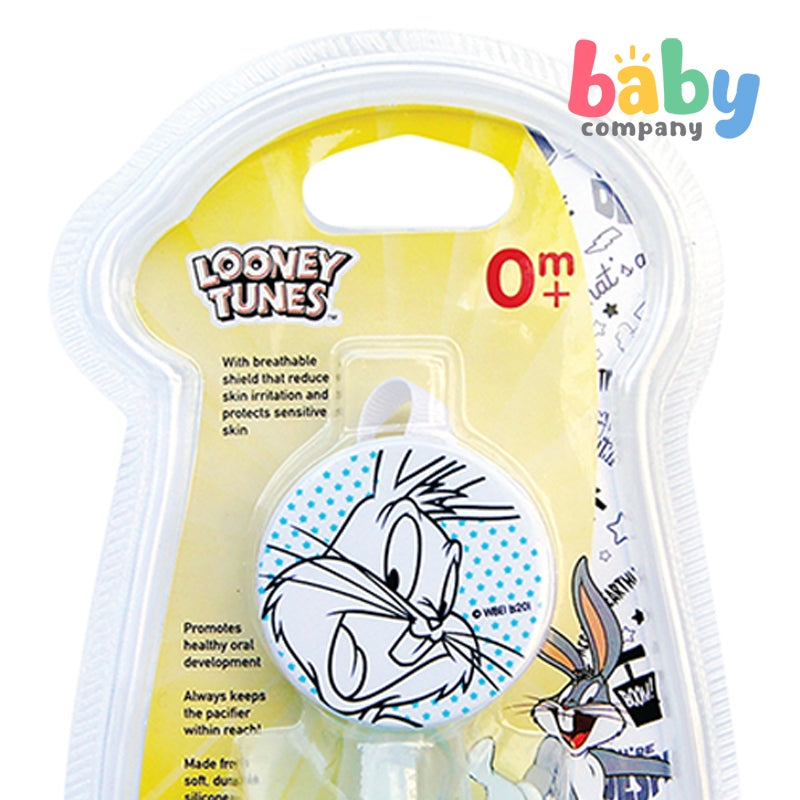 Looney Tunes Glow in the Dark Covered Pacifier with Holder