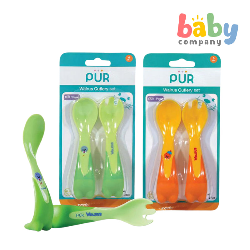 Pur Baby Walrus Cutlery Set