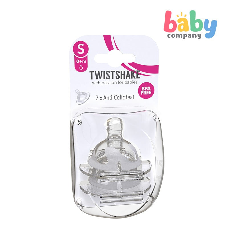 Twistshake Nipple Anti-Colic Teat Small 0+m