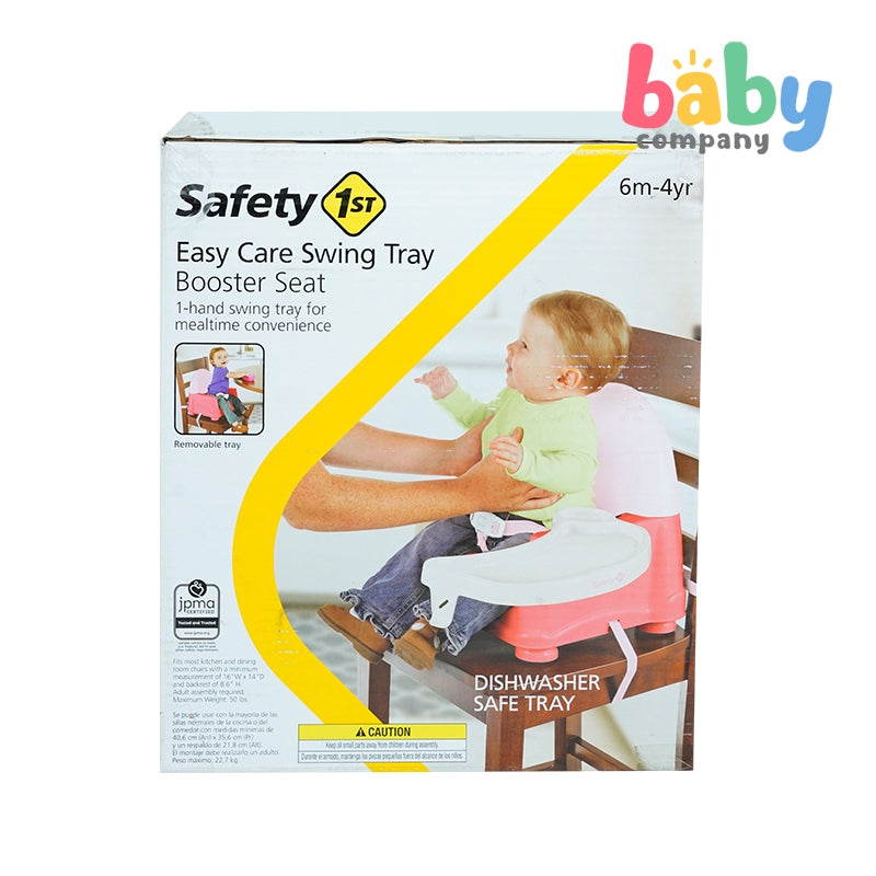 Safety 1st Meal Time Easy Care Swing Tray Booster Seat - Pink