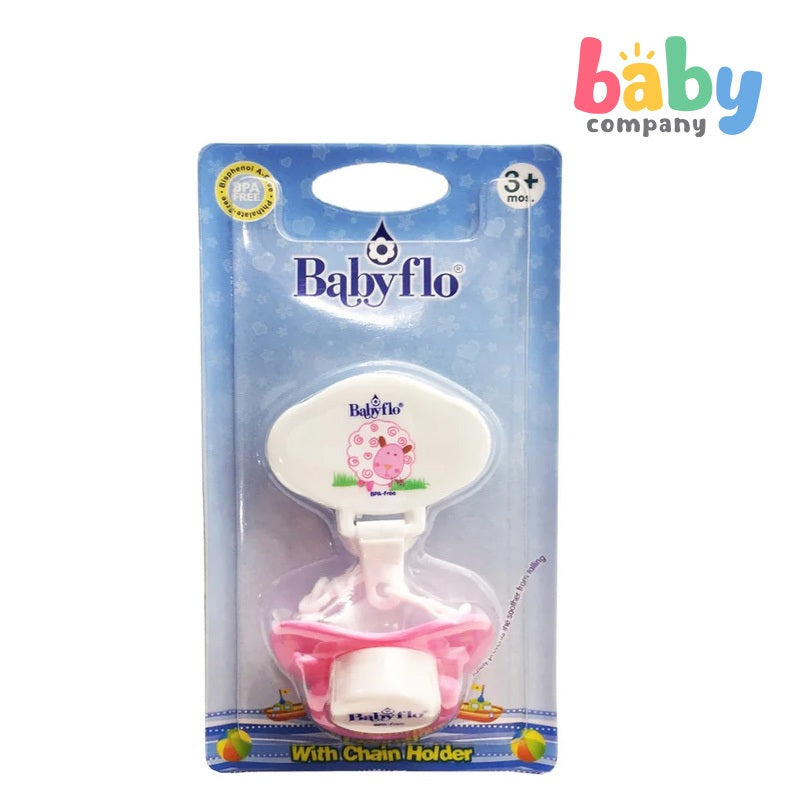 Bioflo Pacifier Babyflo Pacifier with Chain Holder – Baby Company
