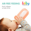 Boon 3-Pack Nursh Silicone Pouch Bottle 4oz/118ml - Multicolor Set