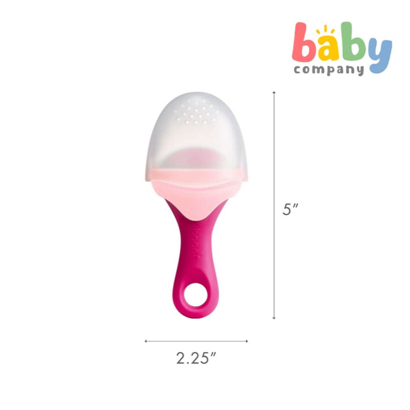 Boon Pulp Silicone Feeder - Pink & Blush