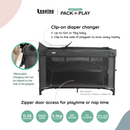 Looping All in One Pack and Play Co-Sleeper, Crib, and Playpen