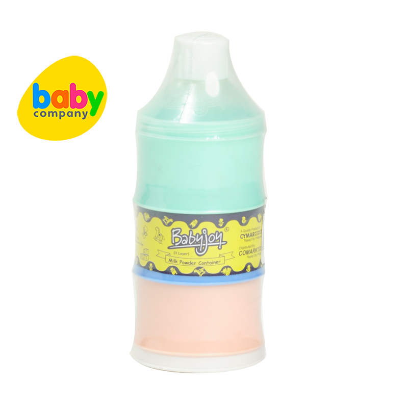 Babyjoy 3 Layer Milk Powder Tri-Color Container