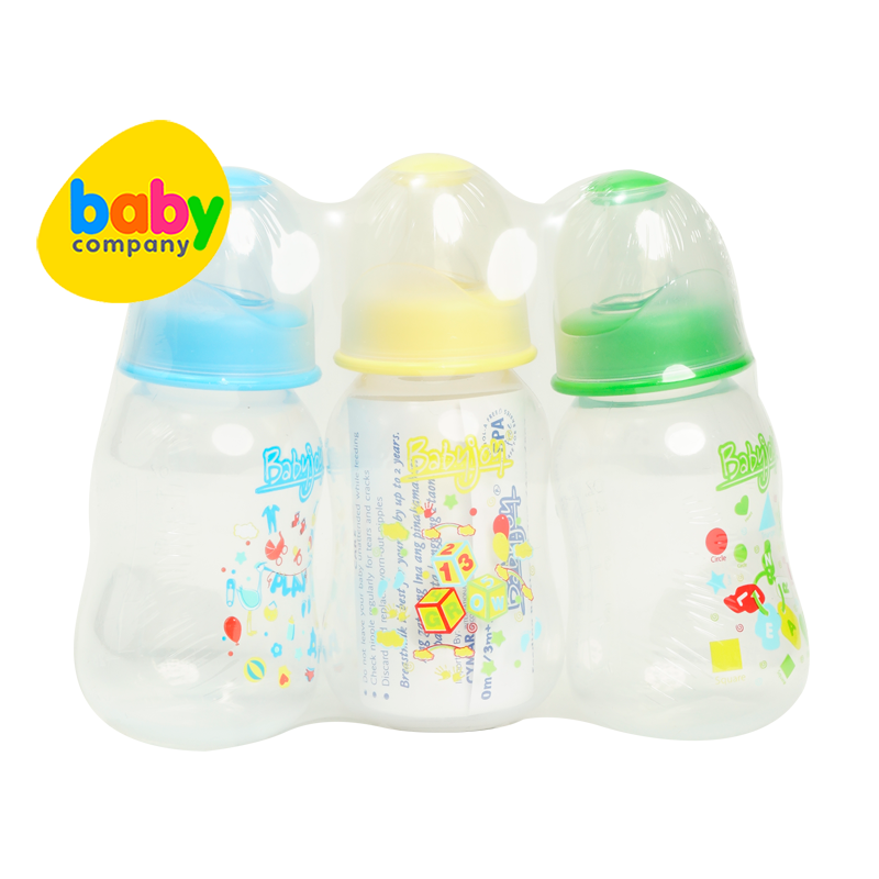 Nurture Babyjoy Feeding Bottles, 3-Pack 4oz