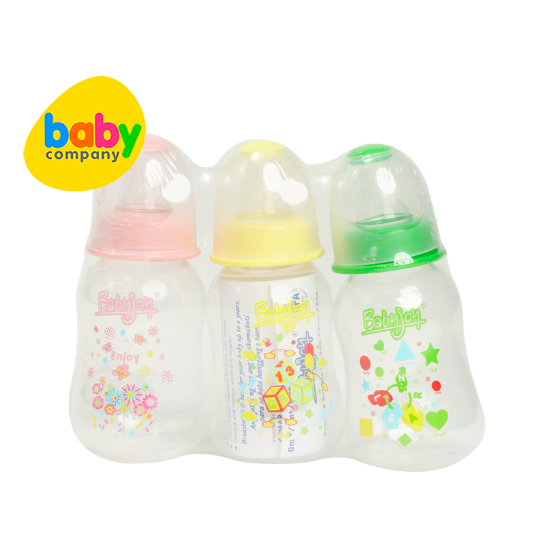 Nurture Babyjoy Feeding Bottles, 3-Pack 4oz