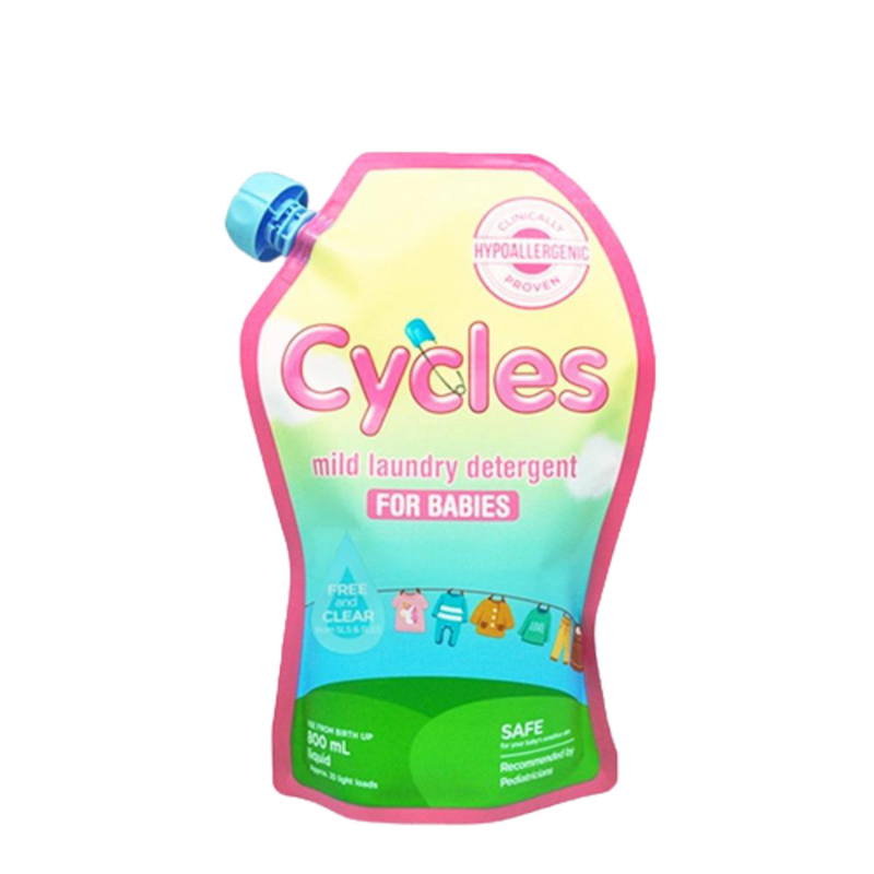 Cycles Liquid Laundry Detergent Refill Pack 800ml
