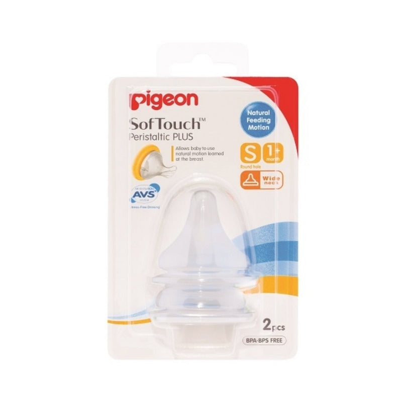 Pigeon SofTouch Baby Wideneck Plus Nipple