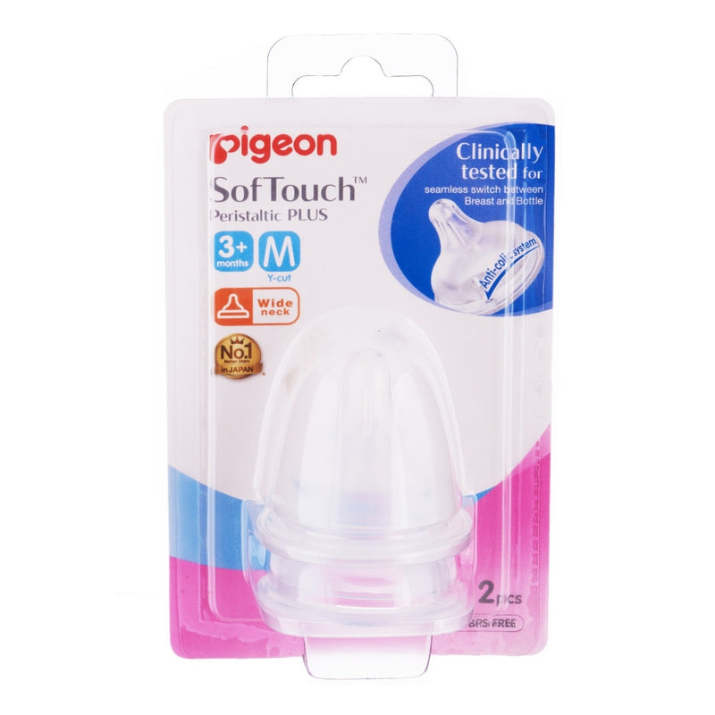 Pigeon SofTouch Baby Wideneck Plus Nipple