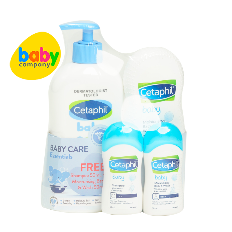 Cetaphil Baby Wash & Lotion Ultrawash Essential Value Bundle