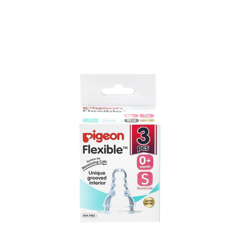 Pigeon 3-pack Flexible Nipples