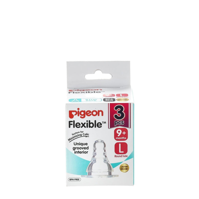Pigeon 3-pack Flexible Nipples