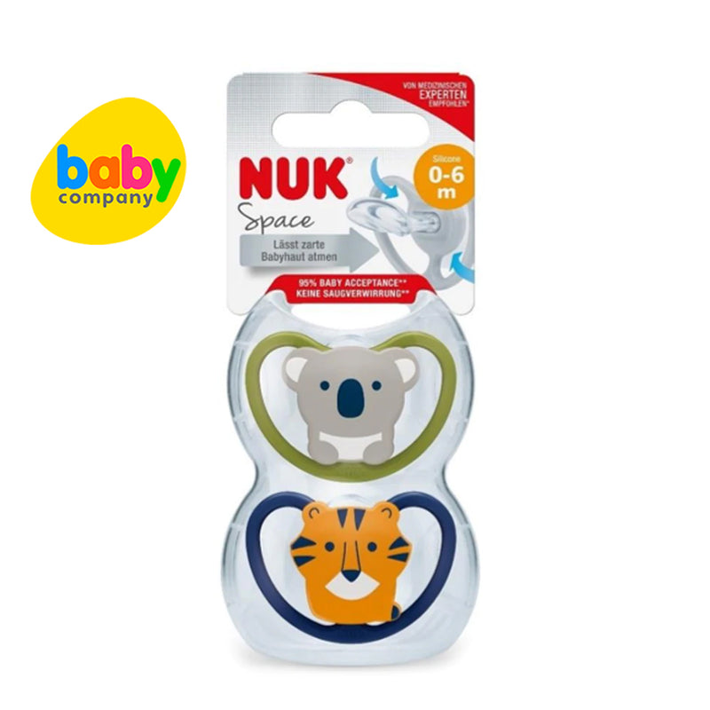 Nuk Silicone Soother Space 0-6 Months