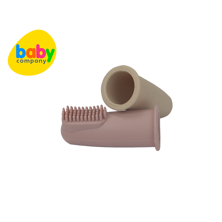 Mom & Baby 2-piece Silicone Finger Toothbrush with Case