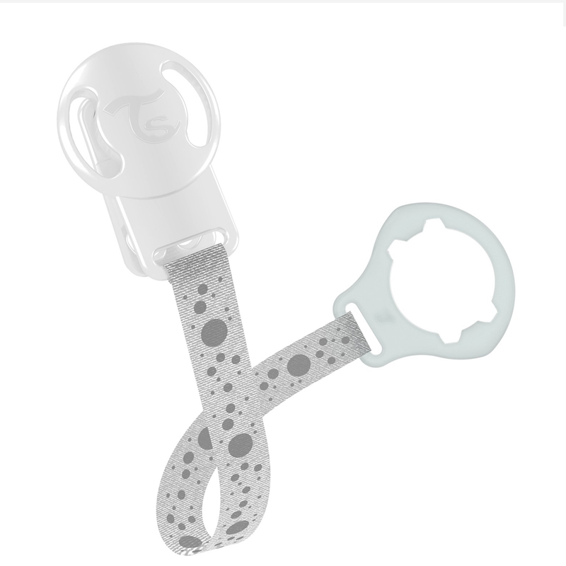 Twistshake Pacifier Clip - Pastel Grey